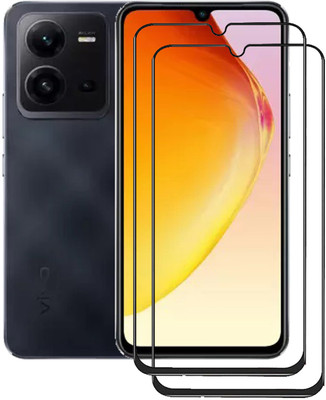 SNMART Edge To Edge Tempered Glass for vivo V25 5G(Pack of 2)