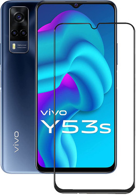 SNMART Edge To Edge Tempered Glass for Vivo Y53S(Pack of 1)