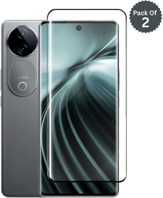 KWINE CASE Edge To Edge Tempered Glass for vivo V50 5G(Pack of 2)