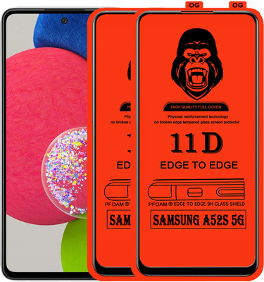 Rofix star Edge To Edge Tempered Glass for SAMSUNG GALAXY A52S 5G(Pack of 2)