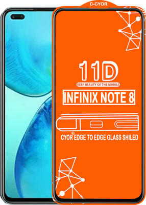 CYOR Edge To Edge Tempered Glass for INFINIX NOTE 8(Pack of 1)