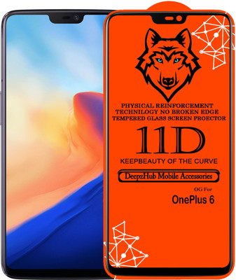 CRodible Edge To Edge Tempered Glass for OnePlus 6(Pack of 1)