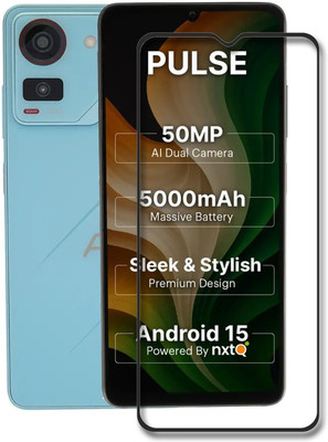 NSTAR Edge To Edge Tempered Glass for Ai+ Pulse(Pack of 1)