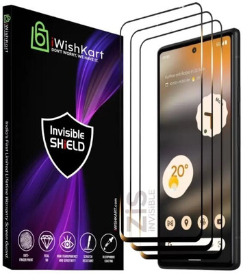 iWishKart Edge To Edge Tempered Glass for Google Pixel 6a, Google Pixel 6a 5G, Pixel6a(Pack of 3)