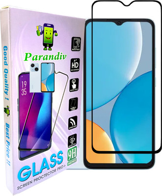 PARANDIV Edge To Edge Tempered Glass for Branded High Quality, itel A50c(Pack of 1)
