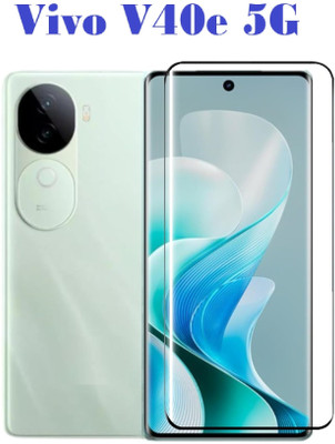 welldesign Edge To Edge Tempered Glass for vivo V40e 5G(Pack of 1)