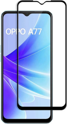 DMJHP Edge To Edge Tempered Glass for OPPO A77(Pack of 1)