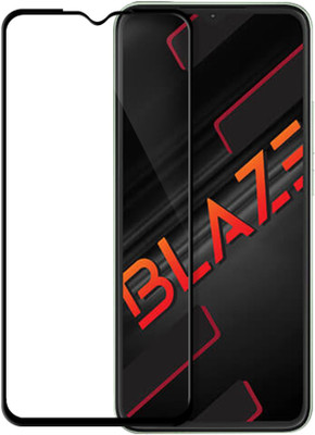 DMJHP Edge To Edge Tempered Glass for LAVA Blaze(Pack of 1)