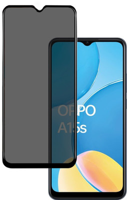 GLOBAL NOMAD Edge To Edge Tempered Glass for OPPO A15s(Pack of 1)