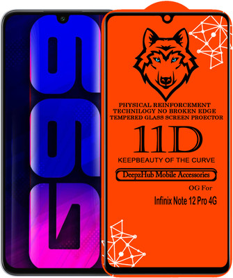 CRodible Edge To Edge Tempered Glass for Infinix Note 12 Pro 4G(Pack of 1)