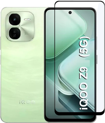 FwellT Edge To Edge Tempered Glass for iQoo Z9 5G(Pack of 1)