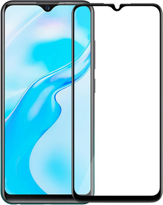 EITANSHA CREATION Edge To Edge Tempered Glass for Vivo Y1s, Vivo Y1S(Pack of 1)