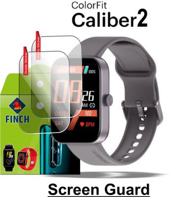 KANCHA Edge To Edge Tempered Glass for Noise Colorfit caliber 2(Pack of 2)