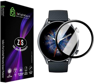 iWishKart Edge To Edge Tempered Glass for FOSSIL Gen 5 Carlyle(Pack of 1)