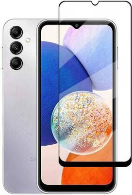 Bodoma Edge To Edge Tempered Glass for Samsung Galaxy A14 5G(Pack of 1)