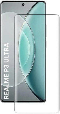 MobiWay Edge To Edge Tempered Glass for Realme P3 Ultra 5g Tempered Glass(Pack of 1)