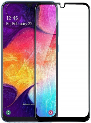 DMJHP Edge To Edge Tempered Glass for Samsung Galaxy A20(Pack of 1)