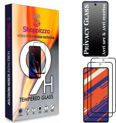 Shoppitzzo Edge To Edge Tempered Glass for SAMSUNG Galaxy M51,M52,M62,F62,A71/*Privacy-Anti Spy*Tempered Glass/Full Screen Coverage-Edge to Edge/9H(Pack of 2)