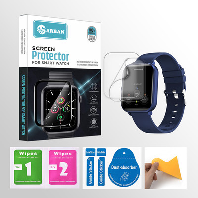 20SKY Impossible Screen Guard for crossbeats Ignite Ngage 1.7 inch Smartwatch(Pack of 2)
