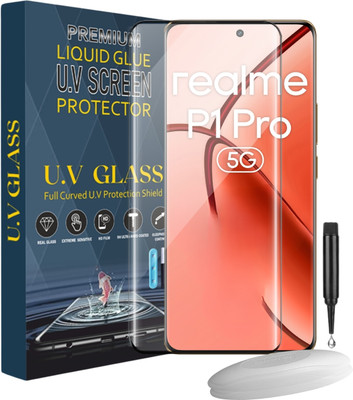 Ashirbad Edge To Edge Tempered Glass for Realme P1 Pro 5G(Pack of 1)