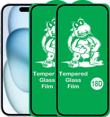 TWIGLO Edge To Edge Tempered Glass for IPHONE 15 PLUS(Pack of 2)