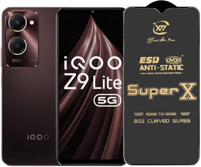 SM Styles Edge To Edge Tempered Glass for IQOO Z9 Lite 5G(Pack of 1)