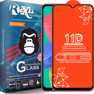 Roxel Edge To Edge Tempered Glass for Samsung Galaxy M33 5G(Pack of 1)