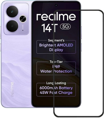 SRT Edge To Edge Tempered Glass for Realme 14T 5G(Pack of 1)