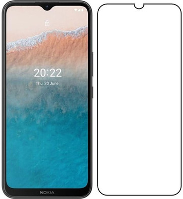 HINDU Impossible Screen Guard for Tempered Glass plastic & Fiber Nokia C21 Plus(Pack of 1)