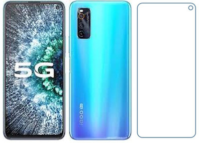 Fit size Tempered Glass Guard for vivo iqoo neo3 5g fiber pilatic screen guard(Pack of 1)