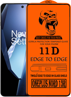 TWIGLO Edge To Edge Tempered Glass for ONEPLUS NORD 13R 5G(Pack of 1)