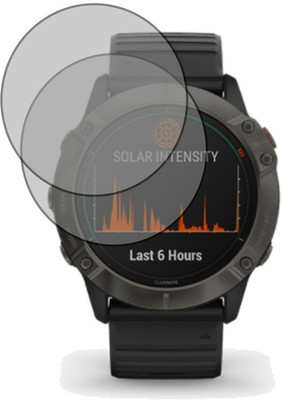 RapTag Edge To Edge Tempered Glass for Com Garmin Finix 6X pro Solar Smartwatch(Pack of 2)