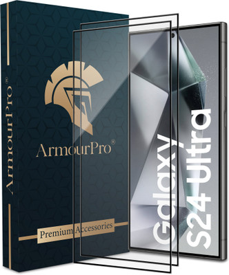 ArmourPro Edge To Edge Tempered Glass for Samsung Galaxy S24 Ultra 5G, Samsung S24 Ultra 5G, S24 Ultra 5G(Pack of 2)
