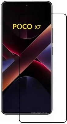 AKSHUD Edge To Edge Tempered Glass for POCO X7 5G, POCO X7(Pack of 1)