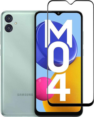 NaturalBuy Edge To Edge Tempered Glass for Samsung Galaxy M04- [Anti-Scratch] [9H Gorilla] [Free Cleaning Kit Included](Pack of 1)