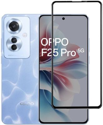 DMJHP Edge To Edge Tempered Glass for Oppo F25 Pro 5G(Pack of 1)