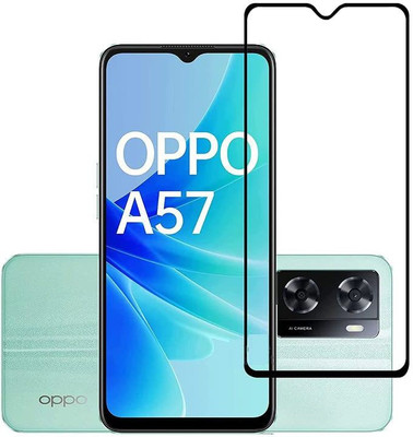 Bodoma Edge To Edge Tempered Glass for Oppo A57e/Oppo a57 2022 5G/Oppo A57 4G(Pack of 1)