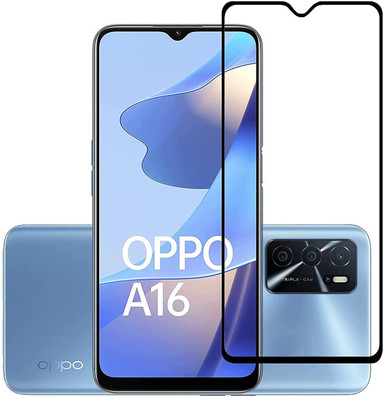 EITANSHA CREATION Edge To Edge Tempered Glass for Oppo A16(Pack of 1)