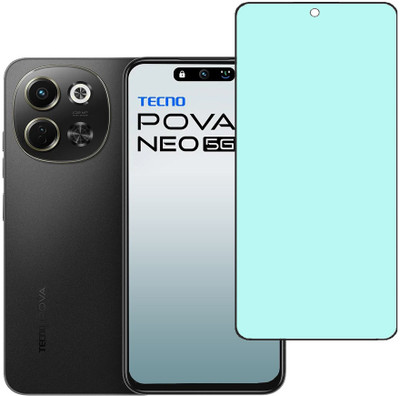 VAYUVAULT Edge To Edge Tempered Glass for Tecno Pova 6 Neo, Tecno Pova 6 Neo 5G(Pack of 1)