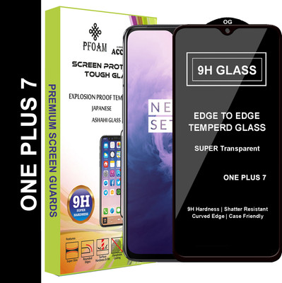 PFOAM Edge To Edge Tempered Glass for ONE PLUS 7(Pack of 1)
