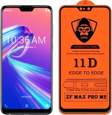 1DOLLAR Edge To Edge Tempered Glass for Asus Zenfone Max M2 (11D GLASS-9H)(Pack of 1)