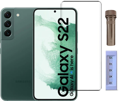 crixus Edge To Edge Tempered Glass for Samsung Galaxy S22(Pack of 1)