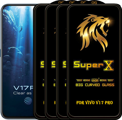 PFOAM Edge To Edge Tempered Glass for VIVO V17 PRO(Pack of 4)