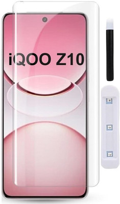 BRENZZ Edge To Edge Tempered Glass for IQOO Z10 5G, IQOO Z10(Pack of 1)