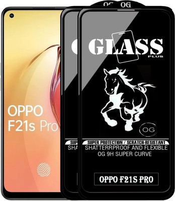 PFOAM Edge To Edge Tempered Glass for OPPO F21S PRO(Pack of 2)
