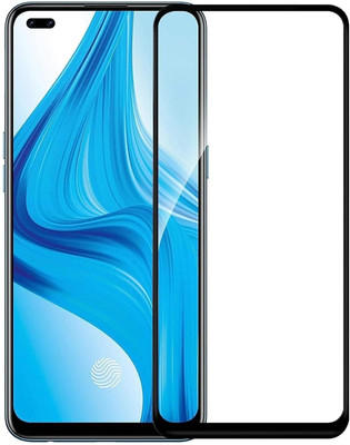 Amosite Edge To Edge Tempered Glass for Oppo Reno 4(Pack of 1)