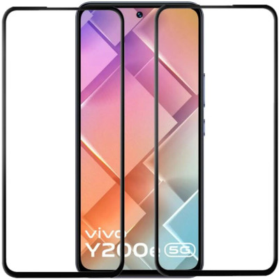 1DOLLAR Edge To Edge Tempered Glass for Vivo Y200e -(Pack of 2)