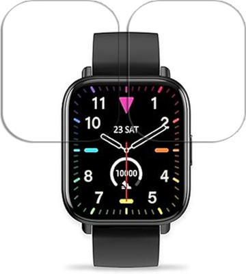 SOMTONE Edge To Edge Tempered Glass for GIONEE STYLFIT GSW6 Smartwatch 1.7 inch SMARTWATCH SCREEN GUARD(Pack of 2)
