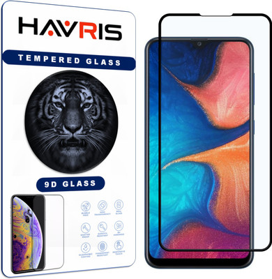 Havris Edge To Edge Tempered Glass for Samsung Galaxy A20(Pack of 1)