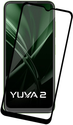 HUPSHY Edge To Edge Tempered Glass for LAVA Yuva 2(Pack of 1)